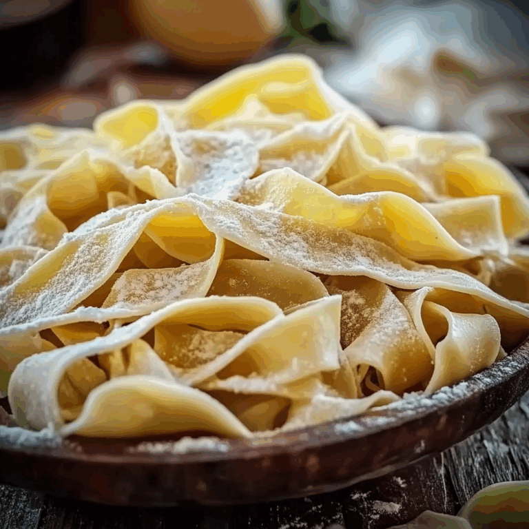 Homemade Egg Noodles