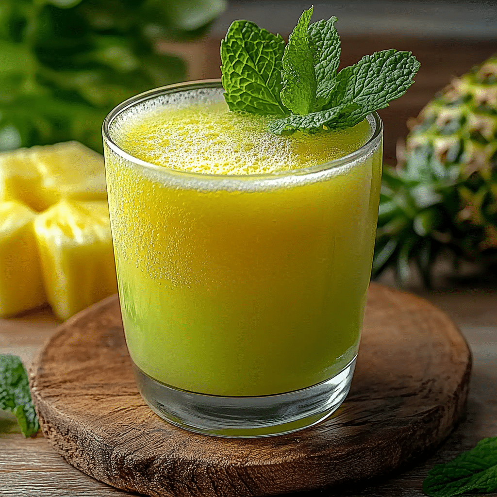 Pineapple Mint Juice