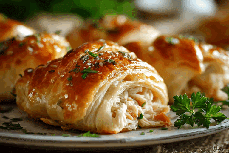 Chicken Stuffed Crescent Rolls