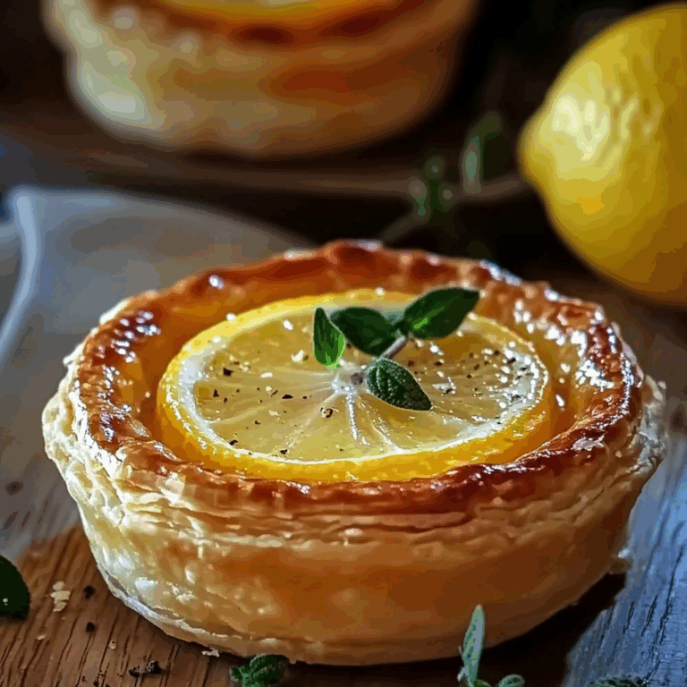 Baby Lemon Impossible Pies