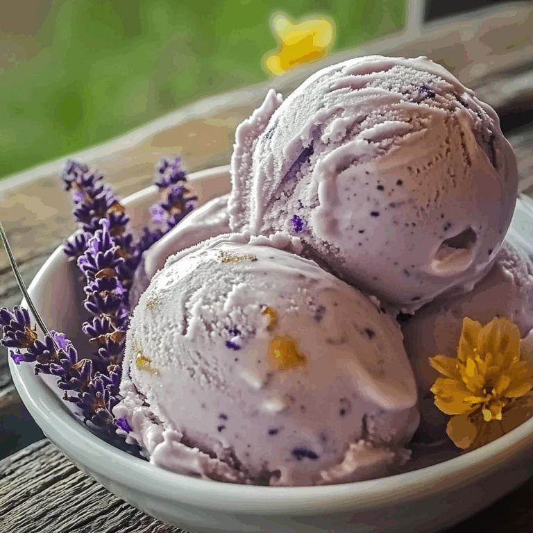 Honey Lavender Ice Cream