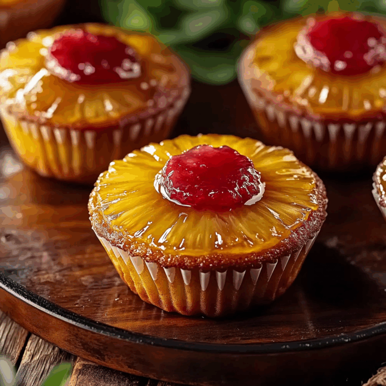 Pineapple Upside Down Cupcakes