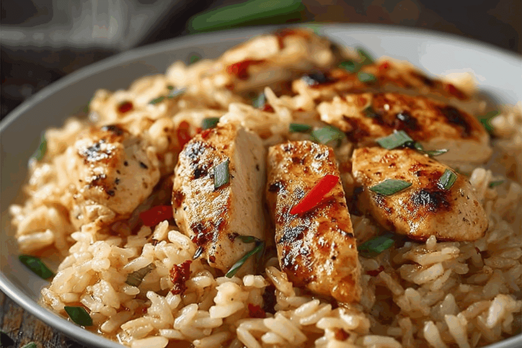 Creamy Cajun Chicken & Rice