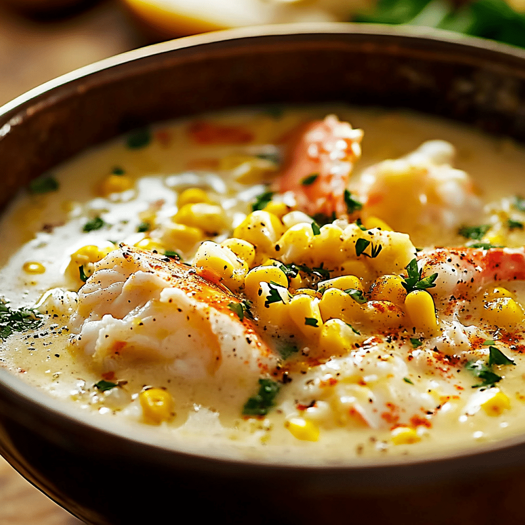 Bobby Flay’s Delicious Crab & Corn Chowder